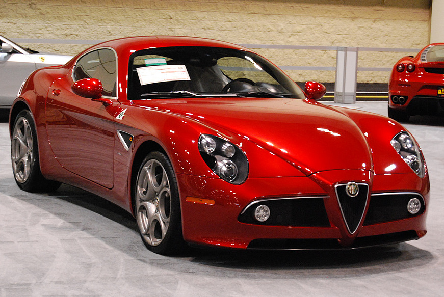 Alfa Romeo 8C Competizione press photo